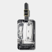 フィアット500、イタリアのCinquecento ラゲッジタグ (正面縦)