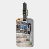 フィアット500、イタリアのCinquecento ラゲッジタグ (正面縦)