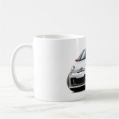 フィアット500 Abarthの白車 コーヒーマグカップ (左)