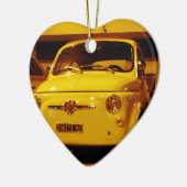 フィアット500 Abarth. セラミックオーナメント (左)