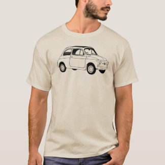 フィアット500 (Cinquecento) Tシャツ