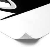 フィアット500Dキャラクターホワイト ポスター (角)