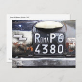 フィアット・クンケチェント ポストカード (正面/裏面)