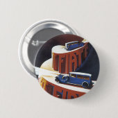 フィアット 缶バッジ (正面&裏面)