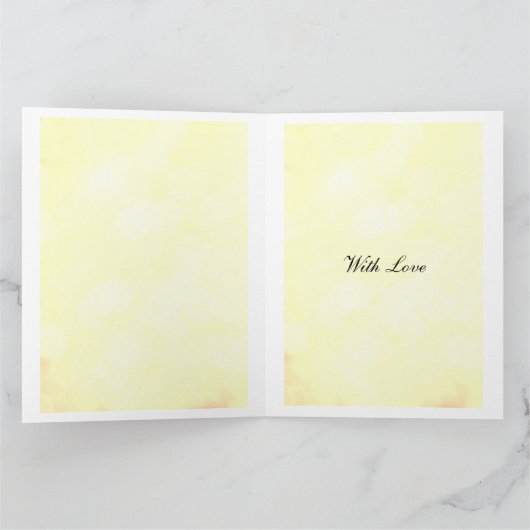 フィアパーソナライズされたンス誕生日 カード (内部)