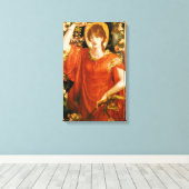 フィアメッタ（赤毛の女性）の幻影（ロゼッティ） キャンバスプリント (インサイチュ (ウッドフロア))