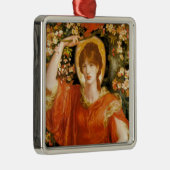 フィアメッタ（赤毛の女性）の幻影（ロゼッティ） メタルオーナメント (右)