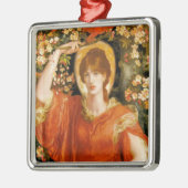 フィアメッタ（赤毛の女性）の幻影（ロゼッティ） メタルオーナメント (左)