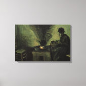 フィアレスの農夫の女性ビンセント・ヴァン・ゴッホ キャンバスプリント (正面)