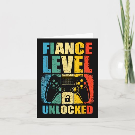 フィアンスレベ結婚ルのゲーマー新郎がBlにロック解除 カード (正面)