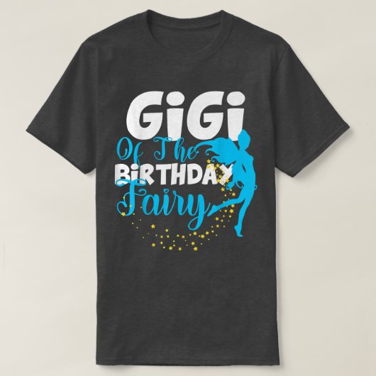フィアンセオブザ誕生日妖精ファンタジー誕生日Squ Tシャツ (デザイン正面)