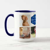 フィアンセ写真テンプレートコラージュキープサケマグ マグカップ (左)