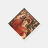 フィアンメッタのヴィジョン（Dante Gabriel Rossetti著） スタンダードカクテルナプキン (角)