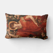 フィアンメッタのヴィジョン(Dante Gabriel Rossetti著) ランバークッション (裏面)