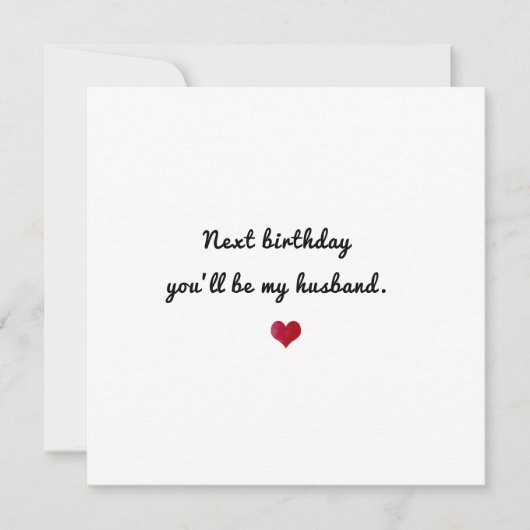 フィアンロマンチック愛かわいいハートハッピーバースデー カード (正面)