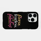 フィアースで無畏で素晴らしい iPhoneケース (裏面横)