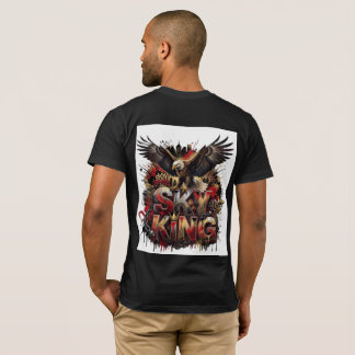 フィアースイーグル グラフィックTシャツ | ダークファンタジーの鳥 Tシャツ