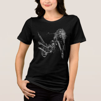 フィアースバイカークイーングラフィックTシャツ トライブレンドTシャツ
