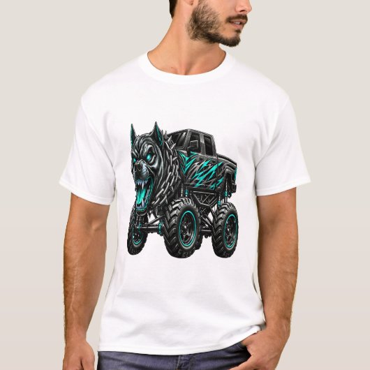 フィアースピットブルモンスタートラック Tシャツ (正面)