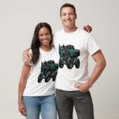 フィアースピットブルモンスタートラック Tシャツ (ユニセックス)