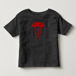 フィアースレッドスネイクフェイス 子供用 半袖Tシャツ トドラーTシャツ