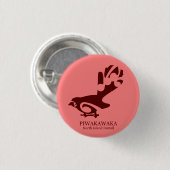 フィインテールニュージーランドアオテアロアバード 缶バッジ (正面&裏面)