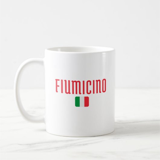 フィウミチーノイタリア コーヒーマグカップ (左)