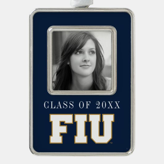 フィウ シルバープレートフレームオーナメント (正面)