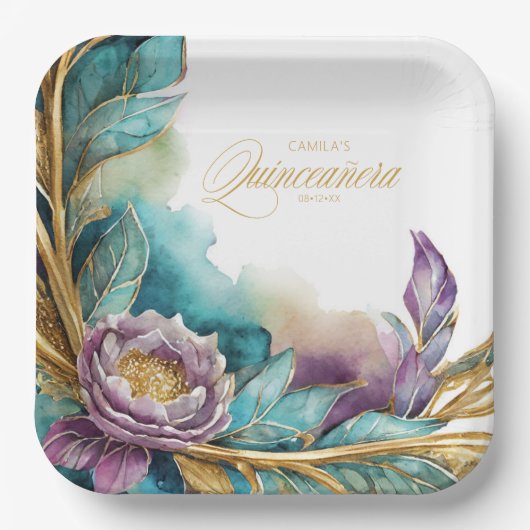 フィエスエレガントタキンセアニェラID1029 ペーパープレート (正面)