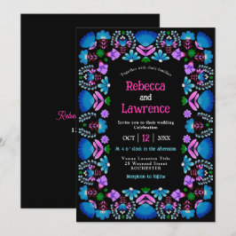 フィエスエレガントタブルー結婚式招待状 招待状