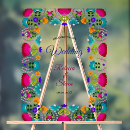 フィエスエレガントタ結婚のアクリル系ウェルカムサイン アクリルサイン