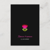 フィエスエレガントタ結婚詳細 エンクロージャーカード (裏面)