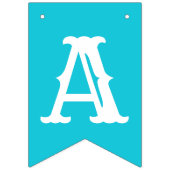 フィエスカラフルタハッピーファースト誕生日ガールパーティー バンティングフラッグ (第2の旗)