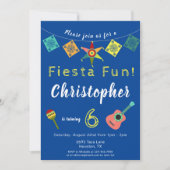 フィエスカラフルタボーイズ誕生日パーティー 招待状 (正面)