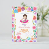 フィエススペインのタガール金ゴールド洗礼《キリスト教》洗礼式や命名式 招待状 (スタンド正面)