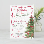 フィエススペインのタデナヴィダクリスマスホリデーパーティー 招待状 (スタンド正面)