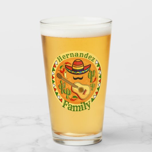 フィエススペインのタ·ネパーソナライズされたーム·おもしろい·シンコ·デ·マヨ タンブラーグラス (ドリンク正面)