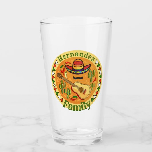 フィエススペインのタ·ネパーソナライズされたーム·おもしろい·シンコ·デ·マヨ タンブラーグラス (正面)