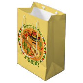 フィエススペインのタ·ネパーソナライズされたーム·おもしろい·シンコ·デ·マヨ ミディアムペーパーバッグ (正面アングル)