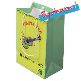 フィエスタおもしろいメキシコライムモノグラム中抱き枕 ミディアムペーパーバッグ