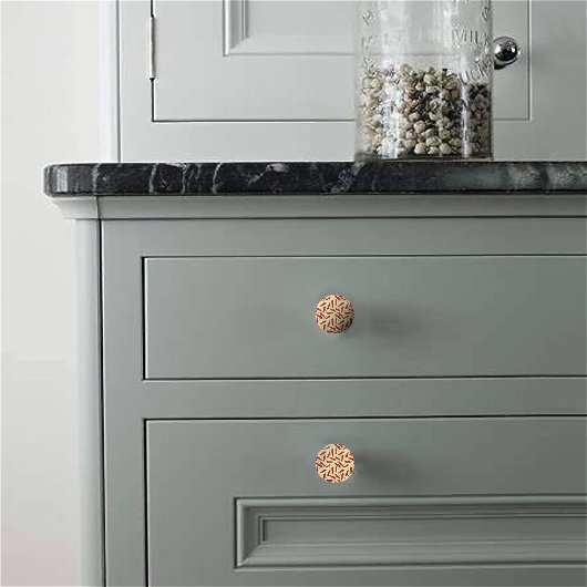 フィエスタおもしろいレッドチリパターン セラミックノブ