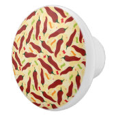 フィエスタおもしろいレッドチリパターン セラミックノブ (右)