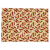 フィエスタおもしろいレッドチリパターン ラージペーパーバッグ (裏面)