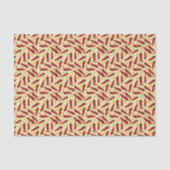 フィエスタおもしろいレッドチリパターン 薄葉紙 (正面)