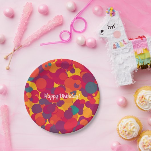 フィエスタお祝いすべての行事紙プレート ペーパープレート