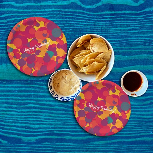 フィエスタお祝いすべての行事紙プレート ペーパープレート