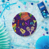 フィエスタお祝いバースデーパーティーチンコデマヨ ペーパープレート (パーティー)