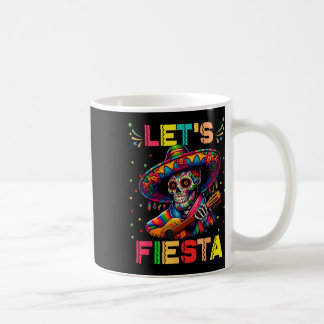 フィエスタしようぜ 面白いシュガースカル エレキギター コーヒーマグカップ
