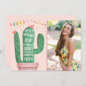 フィエスタとおもしろい卒業パーティサボットレッスフィエスタ 招待状 (正面/裏面)