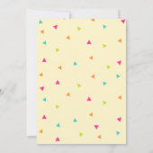 フィエスタとおもしろい誕生日パーティーの招待 招待状 (裏面)